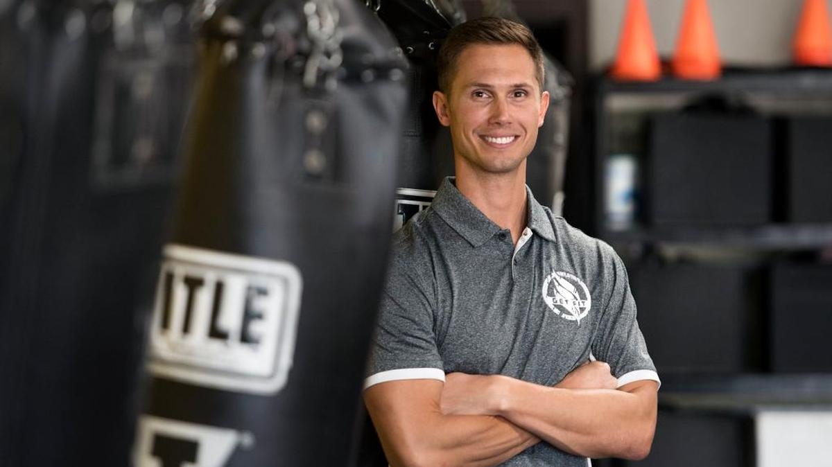 Get Fit owner Jonathan Crenshaw.