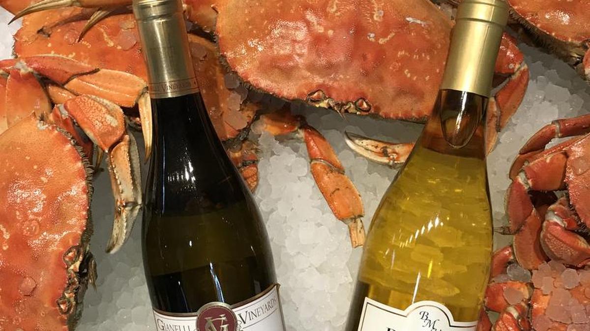 Pair dungeness crab with a Viognier or Albarino.