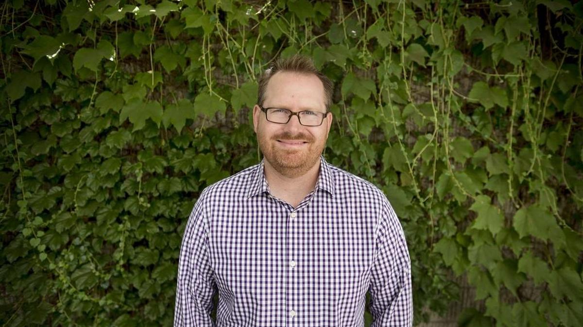 Accountant Ian Grimbleby at the offices of Grimbleby Coleman CPAs in Modesto,.