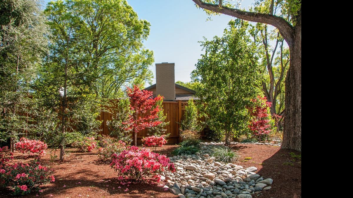 
Low maintenance is one of the hallmarks of May’s Garden of the Month.

