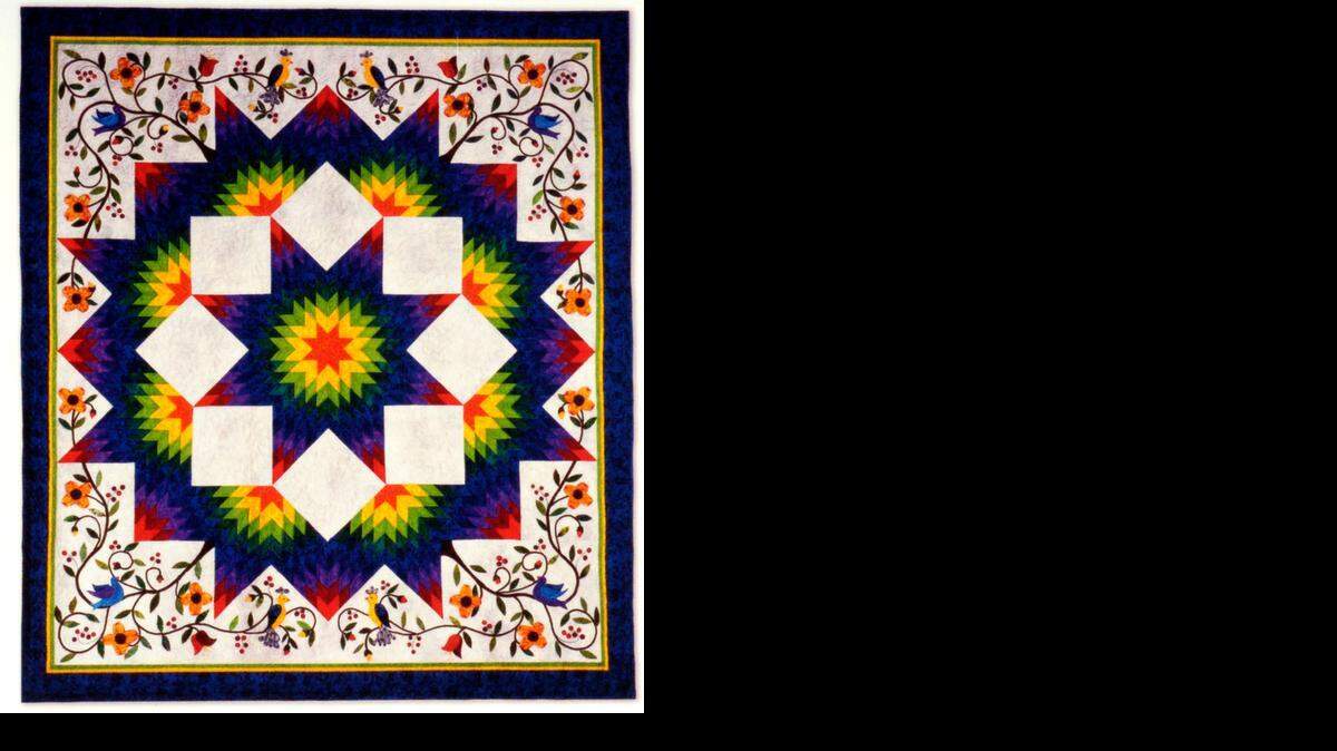 
“Kaleidoscope Garden” is among the quilts that will be available at the Heart of the Valley Quilt & Textile Arts Show.
