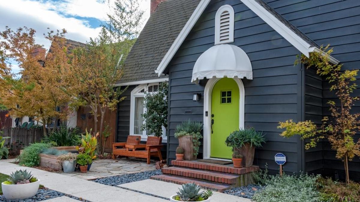 This yard on Morris Avenue in Modesto – pictured here in the fall – was selected Garden of the Month for January by the Modesto Garden Club.