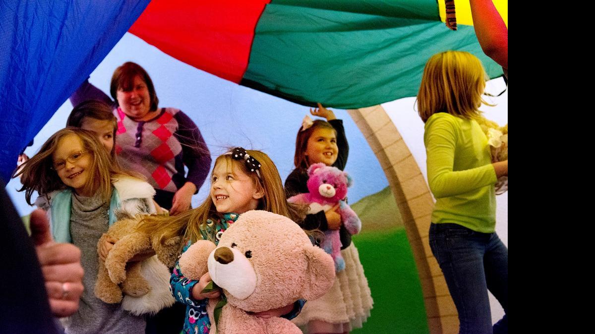 
Kids play during the Teddy Bears' Picnic at the Salida Library in December. On Tuesday, the library will screen “Where the Wild Things Are.”

