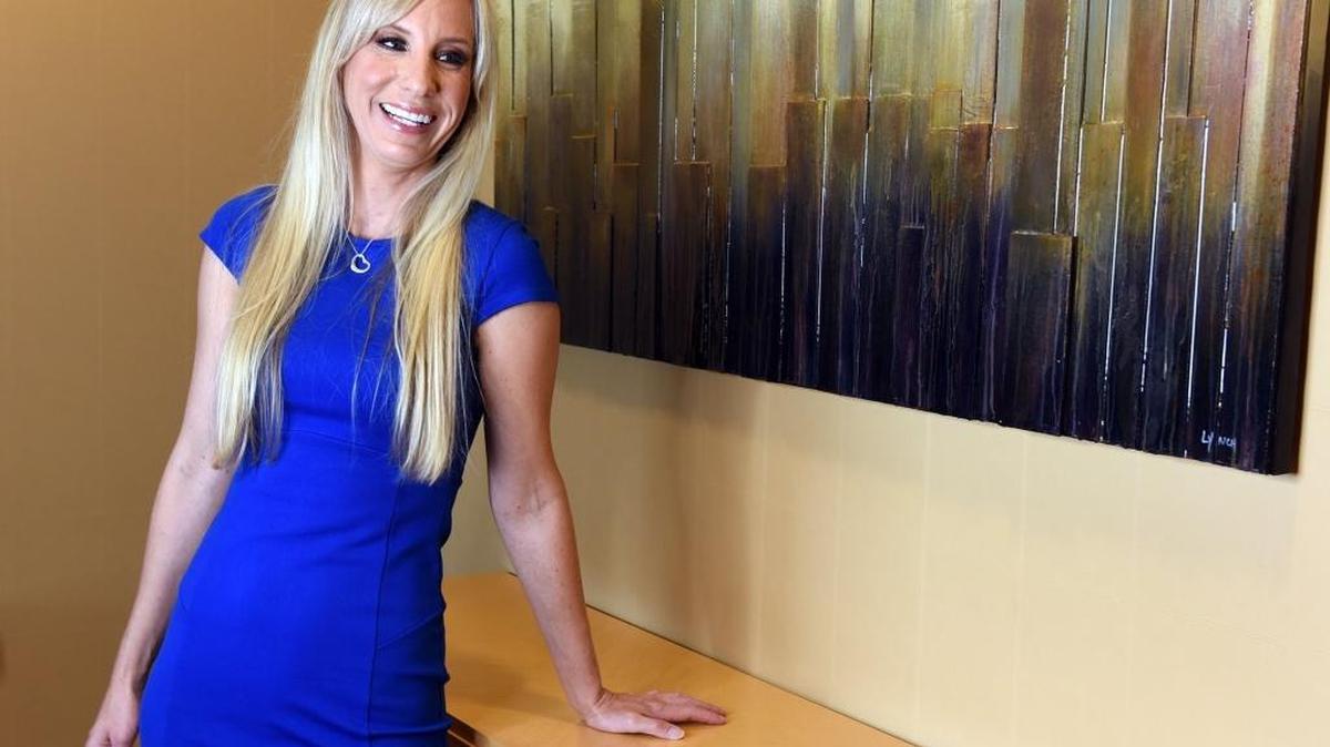 Financial advisor Alana Scott in her office.