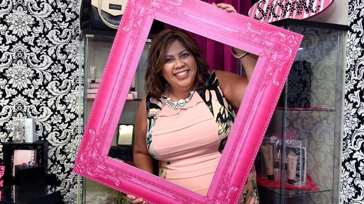 Domenica Escatel, of Studio Pink, says she woke up one morning and realized she had the power to change herself.