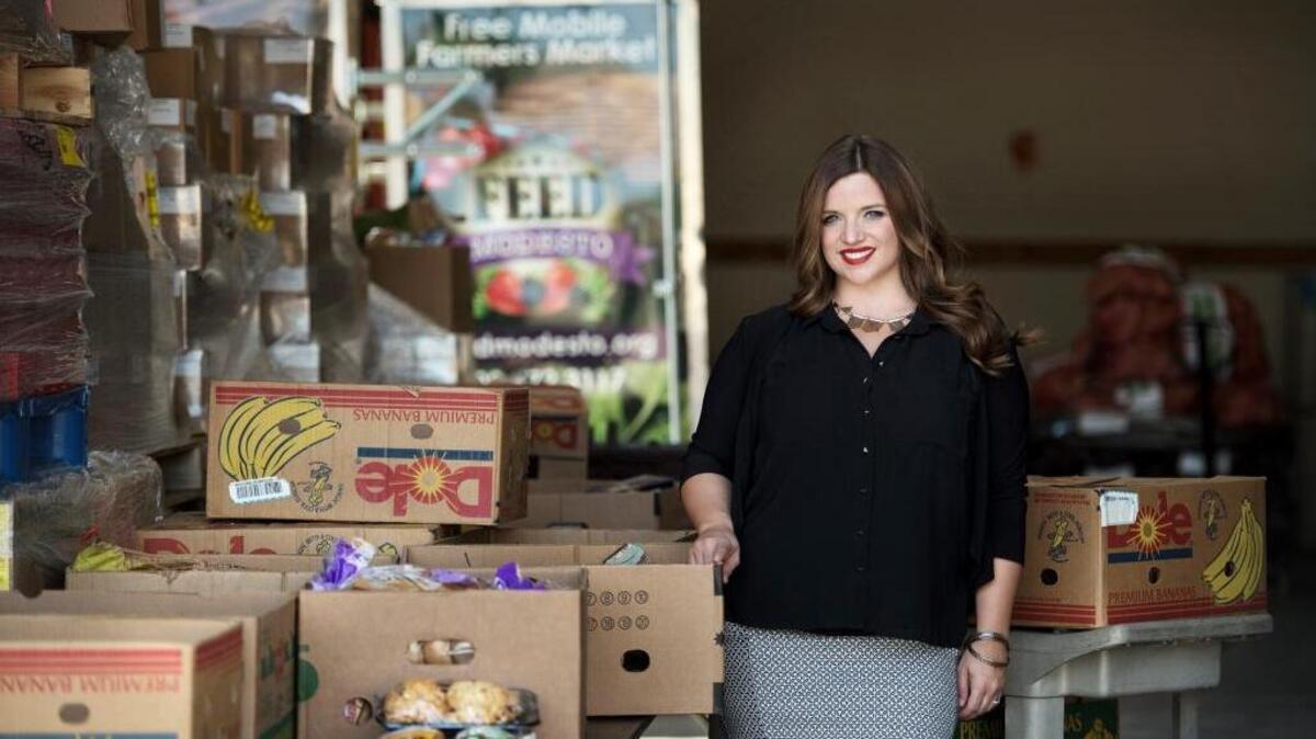 Interfaith Ministries CEO Elizabeth Greenlee-Wight on Thursday, July 28, in Modesto. She has been instrumental in getting quality food to families in need.