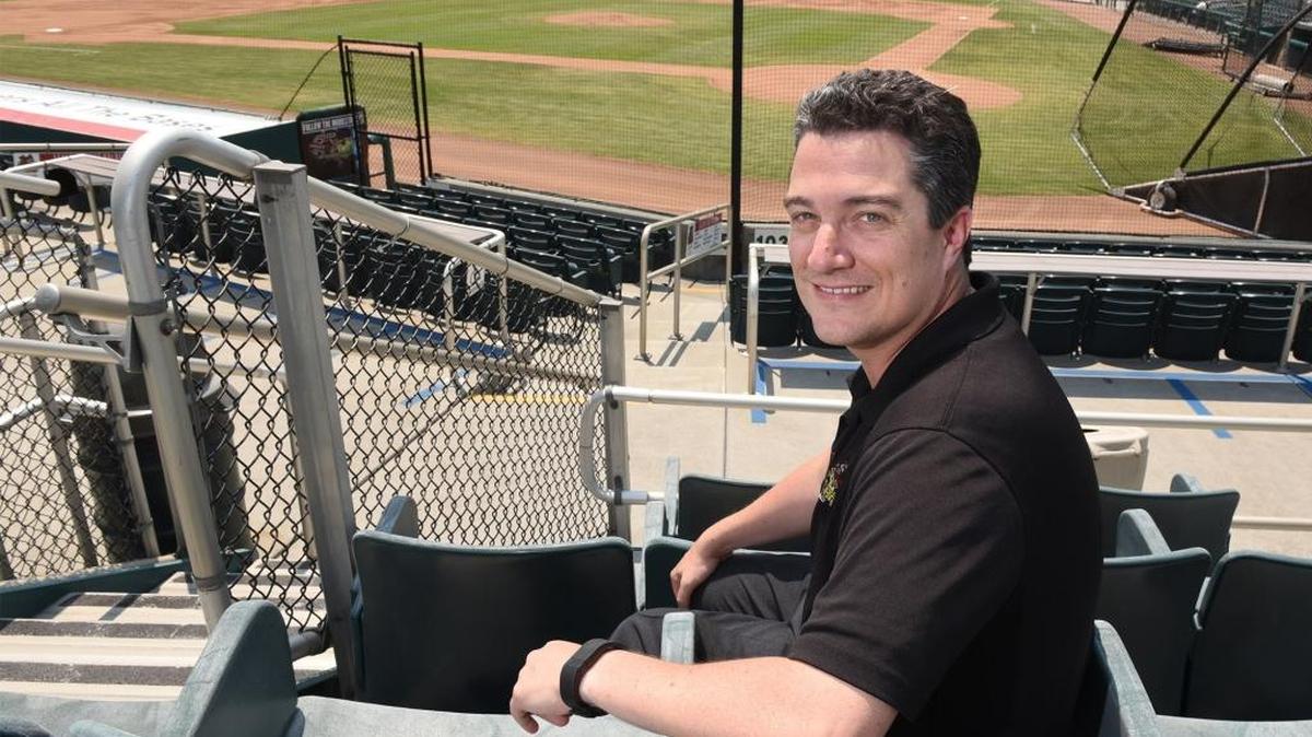Mike Gorrasi, vice president of HWS Baseball, which runs the Modesto Nuts, is pictured Aug. 1, 2016, at John Thurman Field in Modesto, Calif.