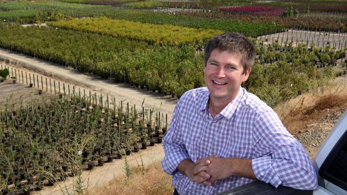 Michael Frantz, co-owner of Frantz Nursery in Hickman, Calif., is pictured on Thursday, July 28, at the nursery.