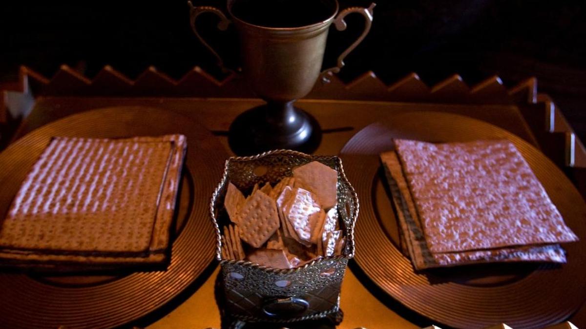Small wafers await visitors in 2009 to The Tabernacle Experience at Shelter Cove Community Church.