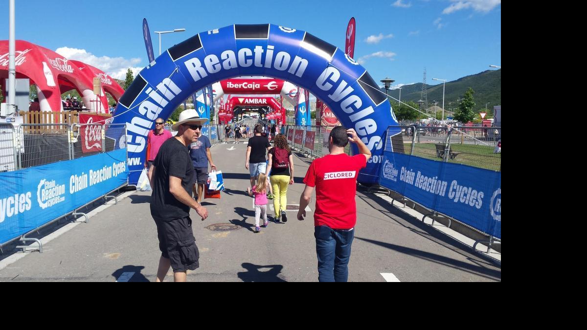 
Where the Gran Fondo Quebrantahuesos would start the next day.
