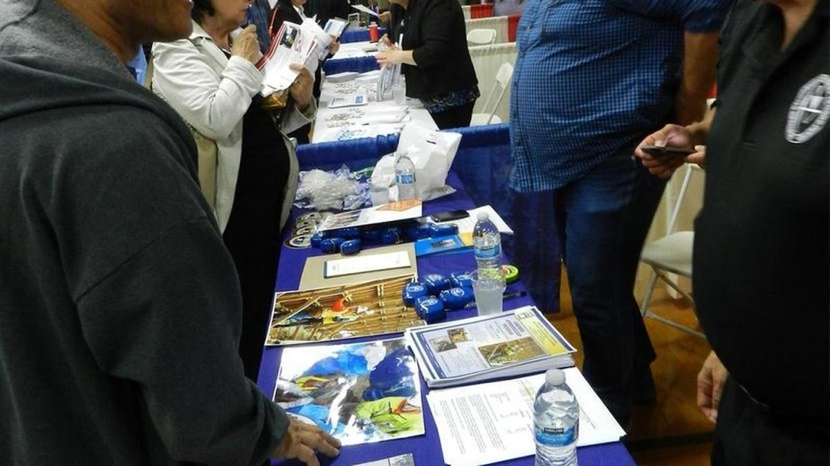 More than 1,100 people attended the Central Valley Job Fair and Veterans Summit at the SOS Club in Modesto on May 7 last year. This year’s fair will be at Centre Plaza downtown
