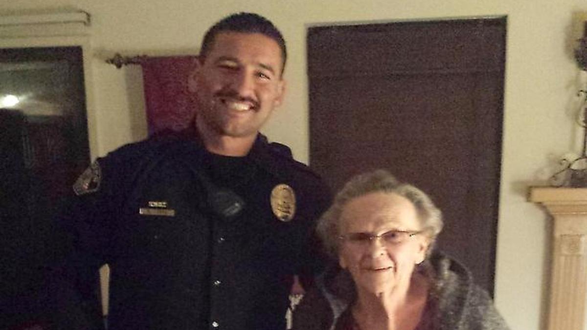 Ceres police Officer Mike Vierra responded to a deceased person call in the 1300 block of Tranquil Lane. Lorene Hoselton, in her 90s, was being cared for by her son, who had passed away. Knowing that Lorene’s family is not close by, a few days later Vierra checked on Hoselton, who said she was hungry and needed groceries. Vierra collected money from his fellow squad officers, went grocery shopping for her and then prepared her a hot meal.