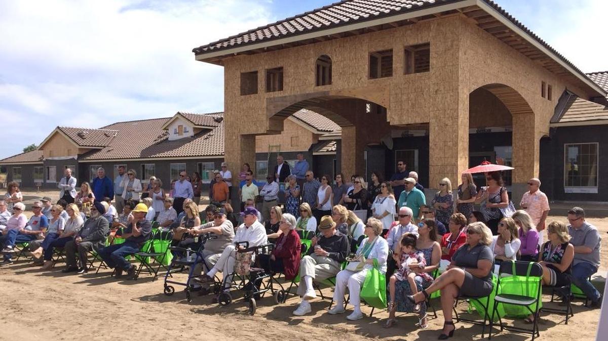 Wednesday (05-24-17) Koelsch Senior Communities hosted dignitaries at an event marking the start of construction on The Park at Modesto on almost 4 acres next to El Rio Memory Care Community off Dale Road in Modesto, Calif. The $35 million center will offer studios, one-bedroom and two-bedroom apartments for seniors who are independent but may need some help with cooking and housekeeping.