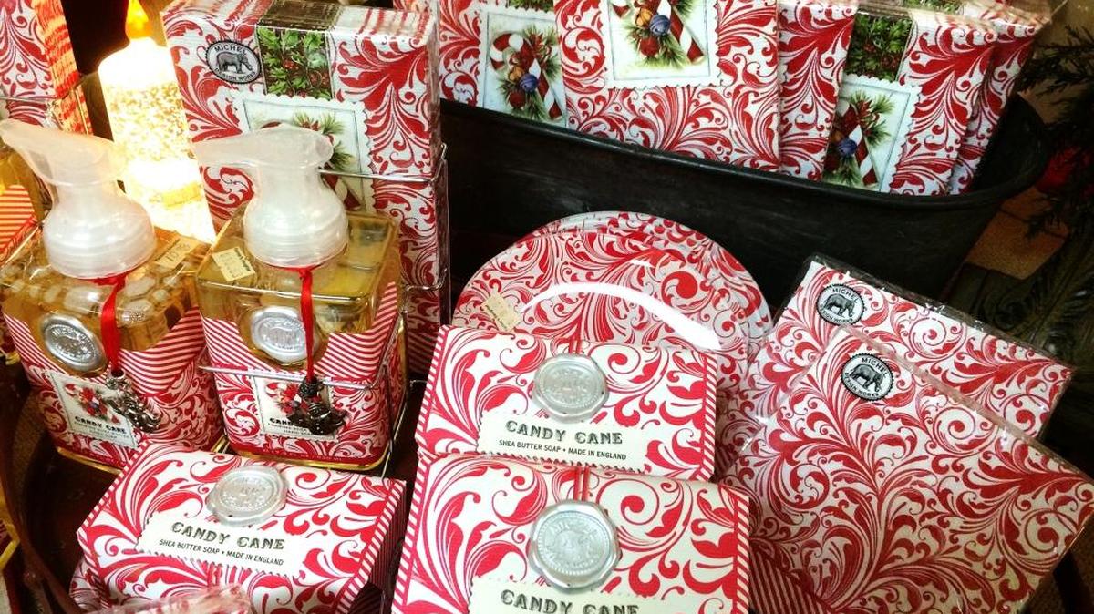 An array of items by Michel Design Works is available at Farmer’s Daughter in McHenry Village.