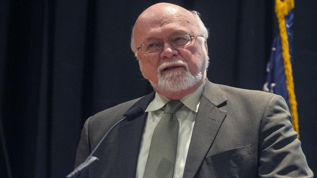 Modesto City Manager Jim Holgersson, speaks during a summit on the issue of homelessness in 2016.