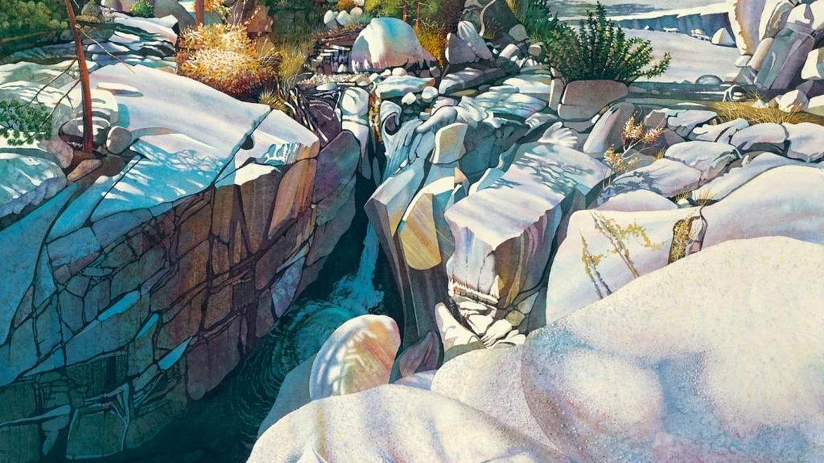 Art by Dan Petersen will be sold at the Night at the Museum fundraiser for the Modesto Gospel Mission. Pictured his painting “Shadowbrook.”