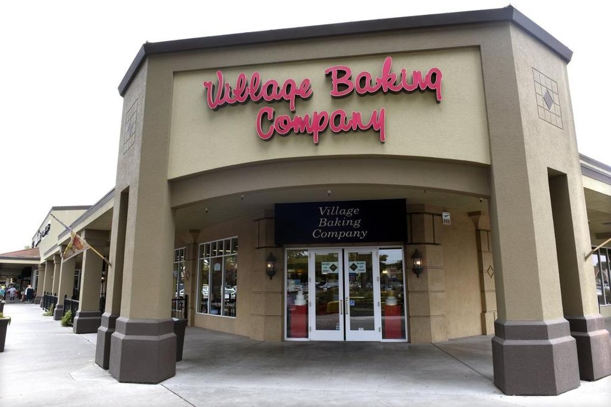 The exterior of Village Baking Company & Cafe in McHenry Village in Modesto, Calif.