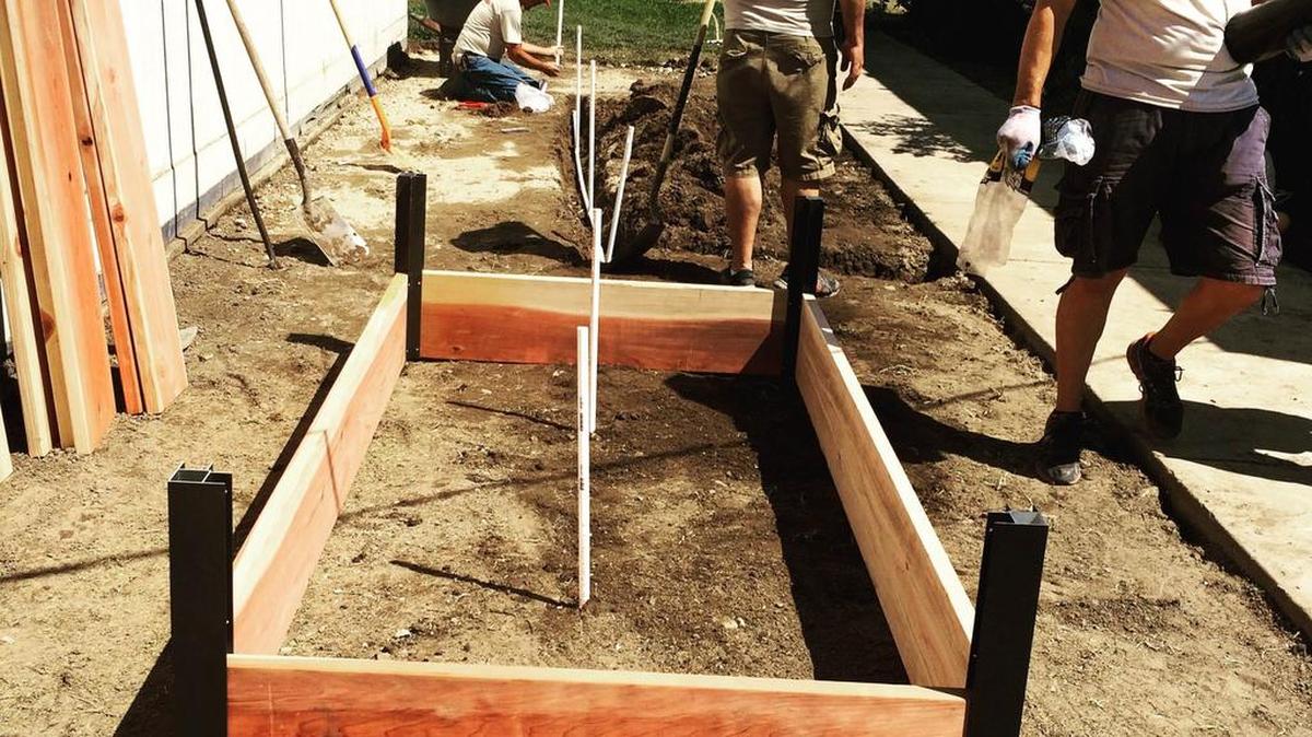 
As his Eagle Scout project, Modesto teen Kyle Rodig has built a garden area for elementary students at Modesto Christian School. 

