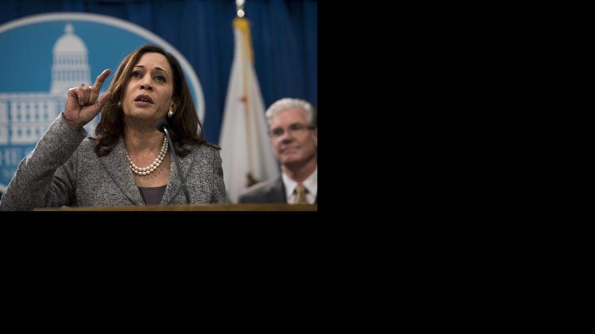 
Attorney General Kamala Harris is tasked with drafting a title and 100-word summary of ballot measure proposals. .
