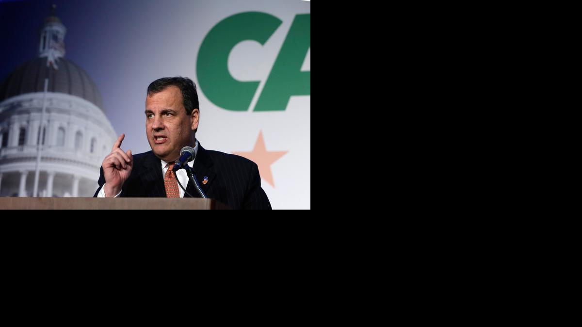 
New Jersey Gov. Chris Christie gave a convention speech between fundraising events in the Bay Area and the south state. 
