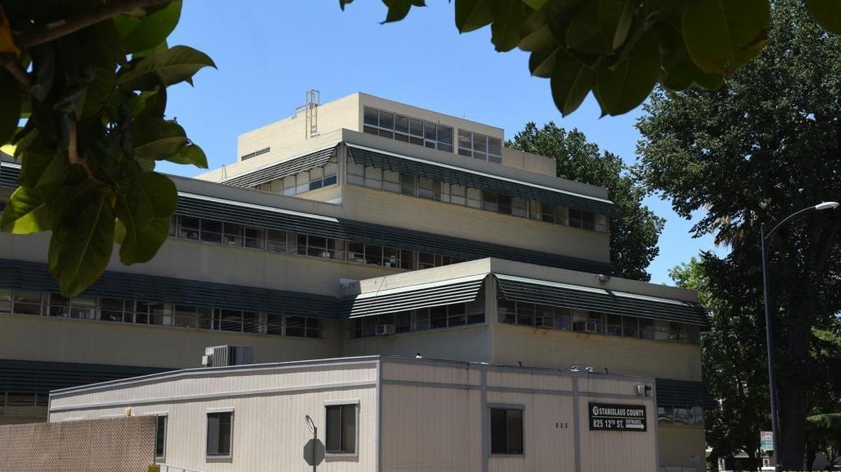 Stanislaus County could take the lead in launching an access center for the homeless in downtown Modesto, Calif. The modular building at 825 12th street is pictured Monday (05-22-17).