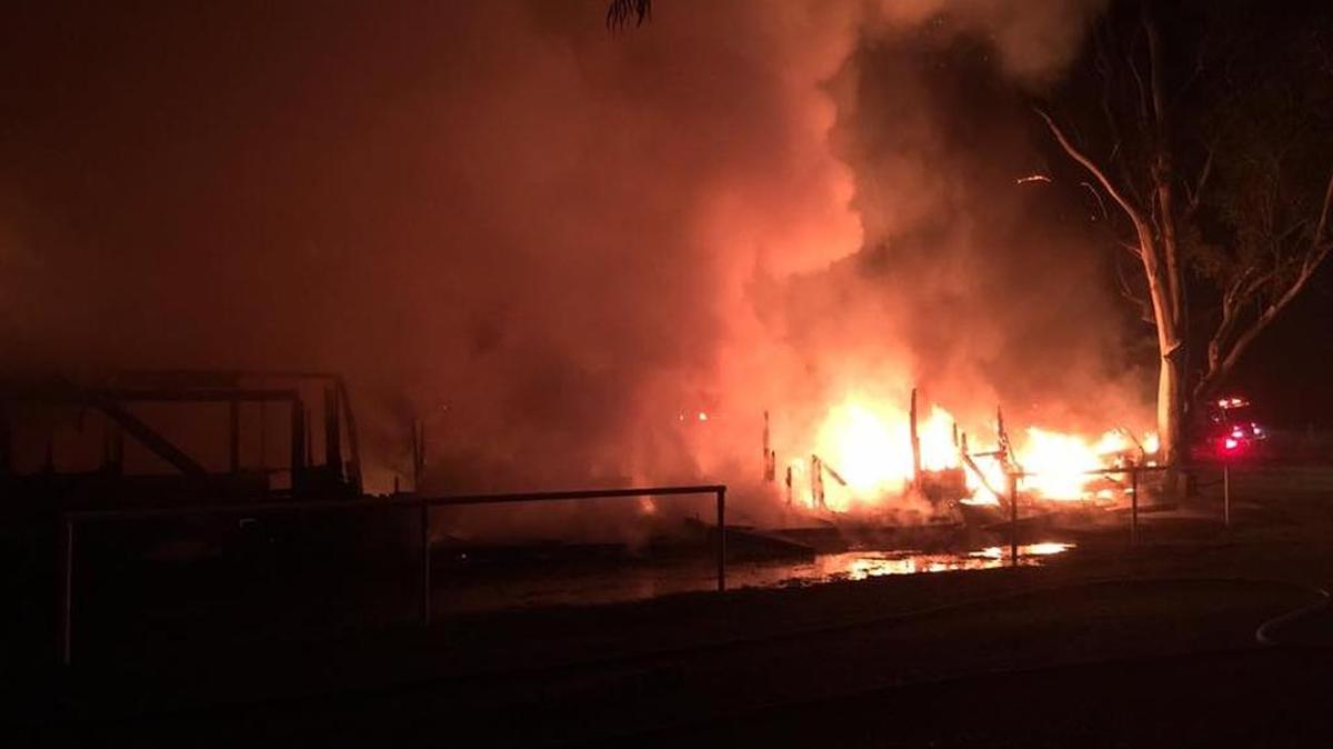 A fire Thanksgiving morning did well above $100,000 damage at a Claribel Road property that includes dog boarding and training business, according to the Stanislaus Consolidated Fire Protection District.