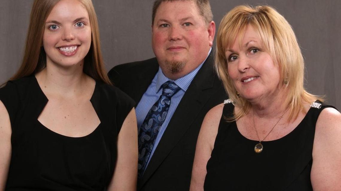 From left, social worker Janelle Beckman, Director of Patient Care Services Tony Linn and registered nurse Kath Taylor received Tenet Heroes Hall of Fame awards last month in Florida and were honored again during an event in Modesto last week.
