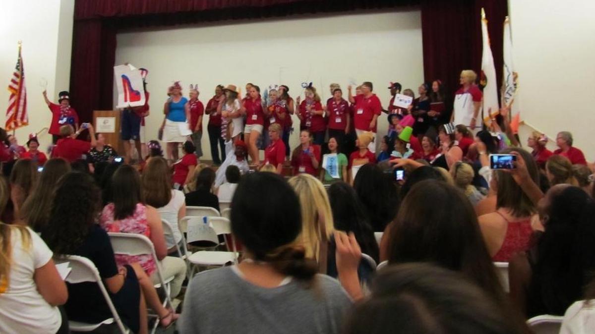 Girls State is an American Legion-sponsored leadership program for high school juniors, designed to teach them about government, politics and their civic duty as U.S. citizens. It includes speakers and mock elections. Such programs help address the problem of a lack of interest in voting among youths and young adults.