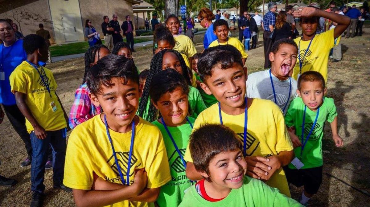 Participants in the West Modesto Boys & Girls Club in Modesto, CA, enjoy summertime activities in 2016.