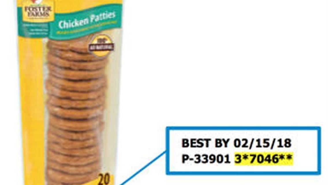Foster Farms ordered a voluntary recall of its Frozen Cooked Breaded Chicken Breast Patties with Rib Meat sold at some Costco depot locations, including some in California, after reports of plastic found in the patties. The “best by” date on the packages is Feb. 15, 2018.