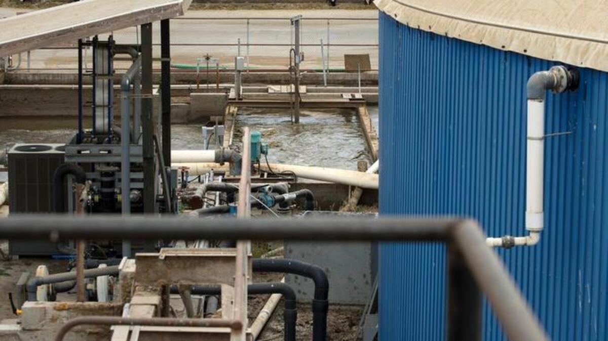 The digester at Fiscalini Farms helps reduce methane gas emissions.