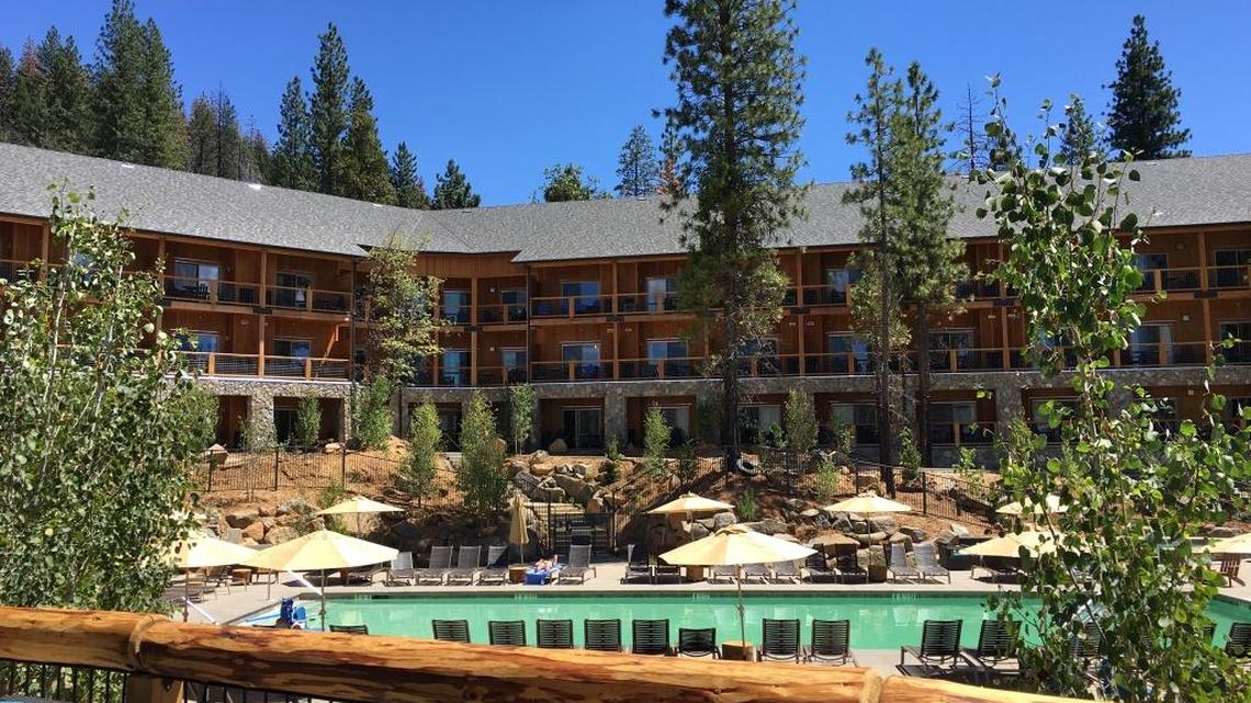 Construction is ongoing at Rush Creek Lodge in Groveland, near Yosemite National Park, but the resort, seen here Thursday, July 21, 2016, held a grand opening in June.