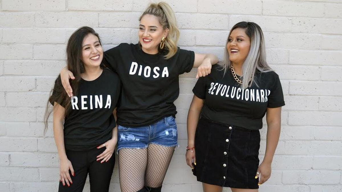 The first-ever Mercado Vida, a pop-up makers market for Latinx creators, will feature clothing, homegoods, food and more. T-shirts by Femchic Apparel are pictured.