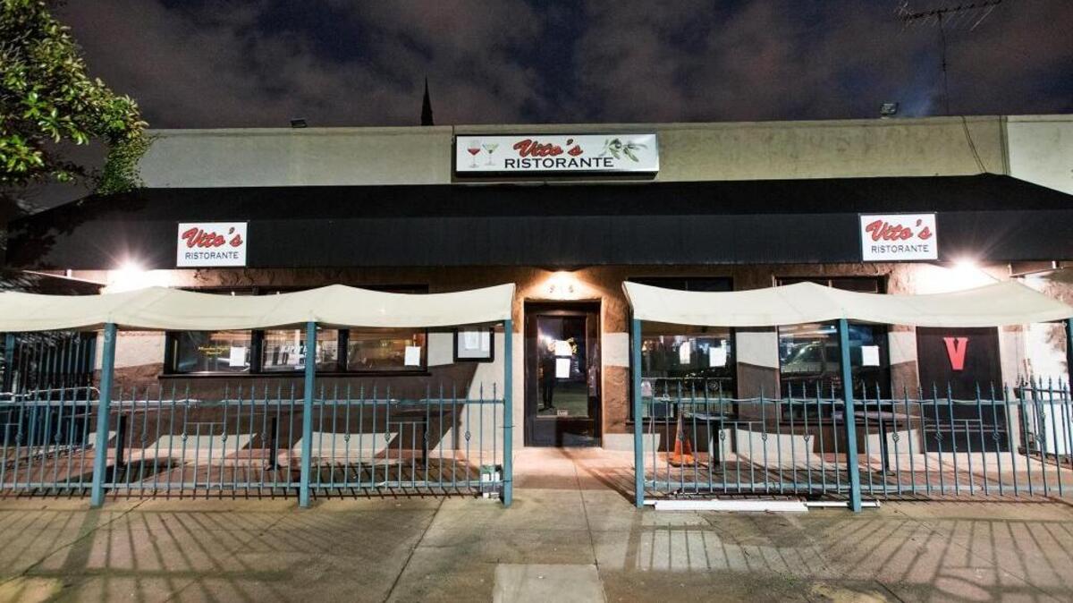 Vito's Ristorante in Modesto, Calif., on Wednesday, Jan. 11, 2017.