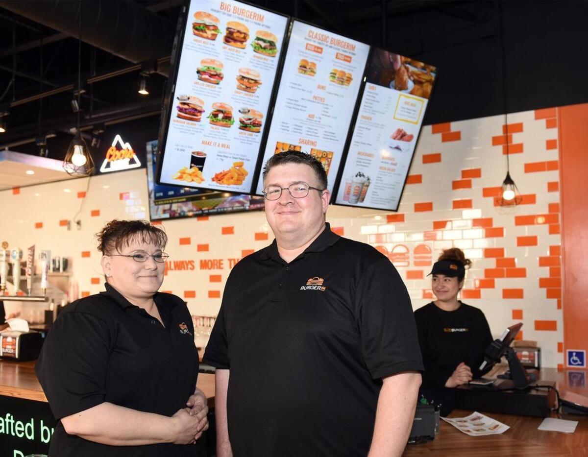 Owners Danielle and Greg Fraioli are pictured at BurgerIM on Carpenter Road in Modesto, Calif.on Friday March 29, 2019. The burger franchise specializes in gourmet burgers with a wide range of toppings.