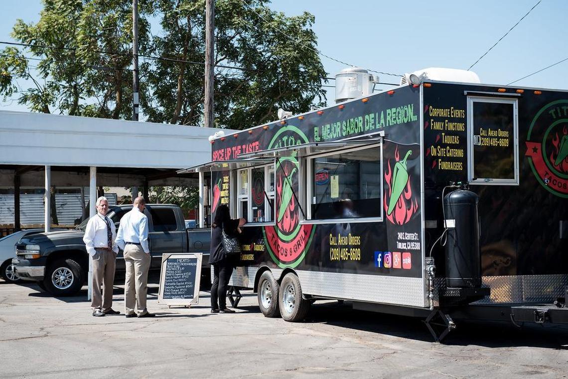 Titos Tacos & Grill food truck at 240 Center Street in Turlock, Calif., on Wednesday, August 29, 2018.