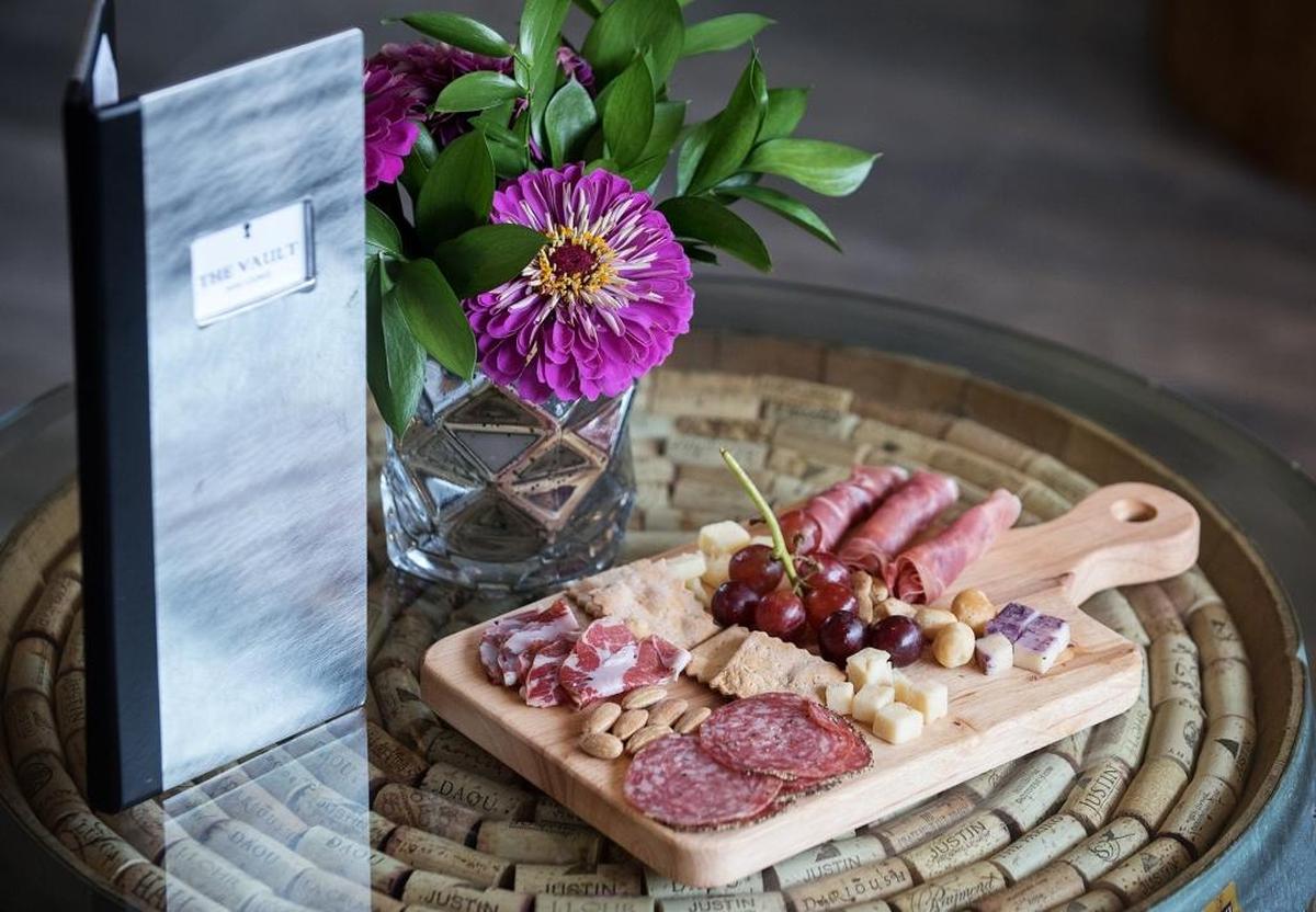 Charcuterie plate at The Vault wine lounge on 111 East Main Street in Ripon Calif., Saturday, July 28, 2018.