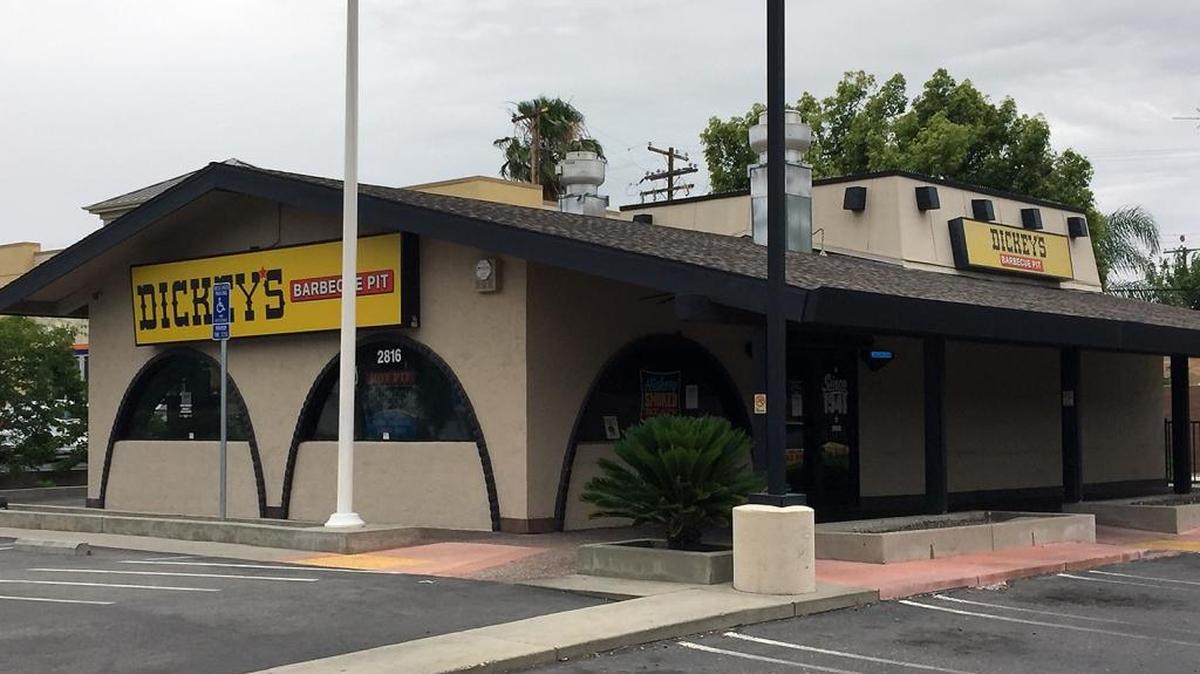Dickey's Barbecue Pit on McHenry Avenue in Modesto, Calif. is pictured (06-08-17). A sign on the door of the business said that the business is closed.