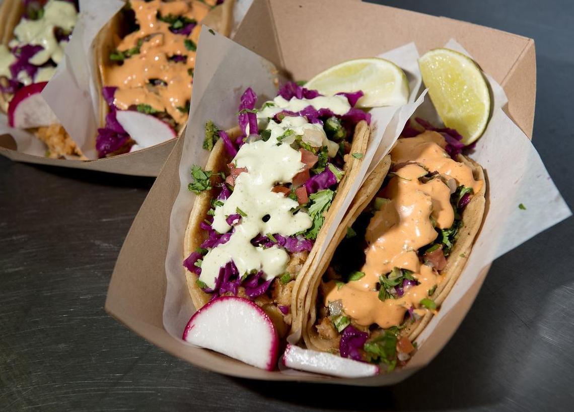 Fish tacos at Titos Tacos & Grill food truck on 240 Center Street in Turlock, Calif., on Wednesday, August 29, 2018.
