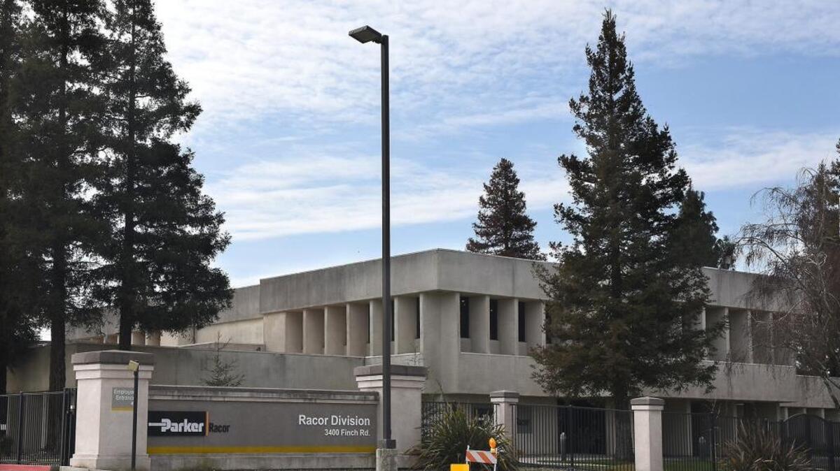 Parker Hannifin’s Racor Division plant is pictured at 3400 Finch Road in Modesto, California, in February 2016.