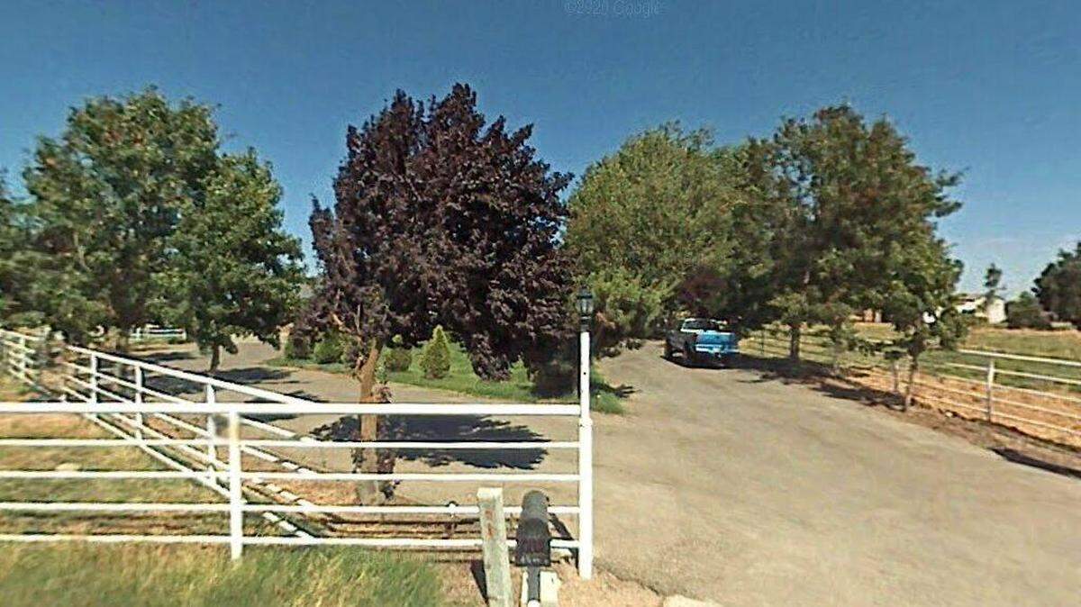 House on 9200 block of Temple Creek Road
