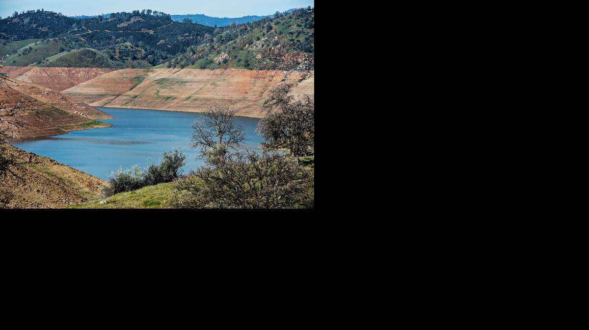 Four straight years of drought conditions have forced the level of Lake McClure to just 8 percent of capacity. <252><252><252>