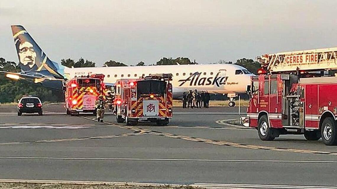 Alaska Airlines commercial flight makes emergency landing in Modesto