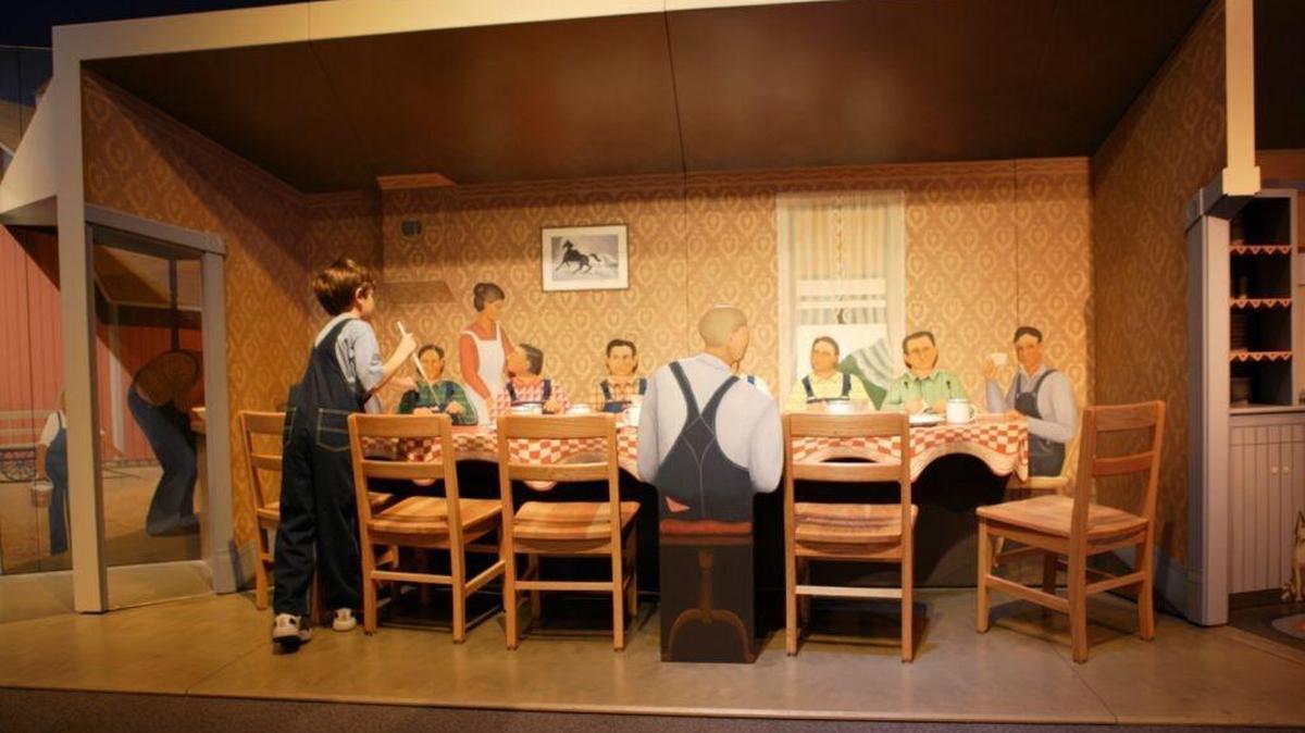 The Haggin Museum exhibit “Framed: Step Into Art,” on loan from the Minnesota Children’s Museum, gives kids the opportunity to step inside the framework of famous paintings and explore art from the inside out.