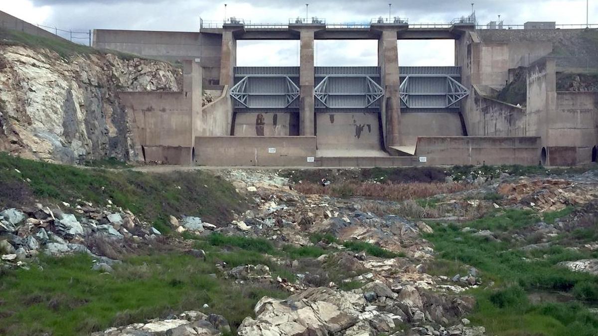 The spillway at the Don Pedro Reservoir operated by the Turlock Irrigation District.
