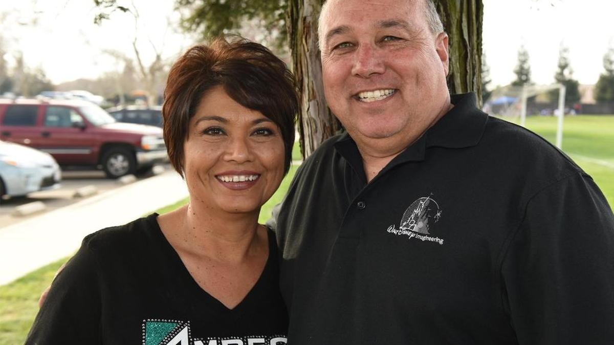 Dennis Wallace and his wife Mercedes Wallace are seen on Feb. 26. An appeals court sided with Dennis Wallace in his disability case.
