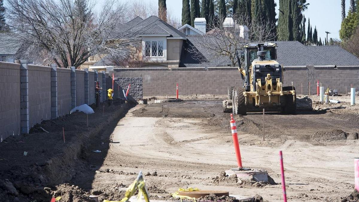 Construction has begun on the Marketplace retail center which will be anchored by a Save Mart on Oakdale and Sylvan Roads in Modesto, Calif., on Friday, Feb. 23, 2018.