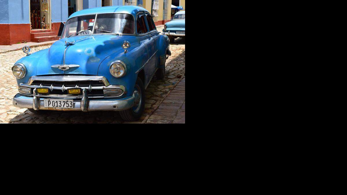 Thousands of vintage cars, like this 1952 Chevrolet Fleetline, can be seen in Cuba, a byproduct of the 1961 U.S. embargo.