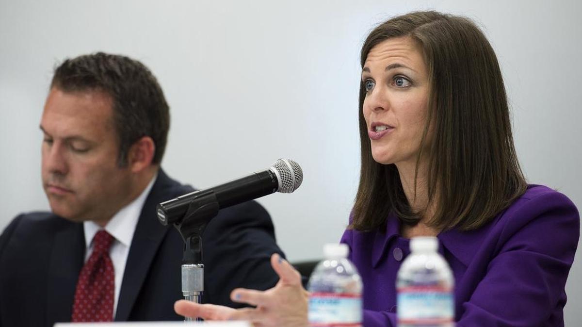 State Assembly members Kristin Olsen, R-Riverbank, and Adam Gray, D-Merced, are seen in 2014. A piece of legislation authored by them, Assembly Bill 54, should help the California Commission on Disability Access provide the Legislature with better reports about lawsuits and demand letters stemming from disabled customers’ access to stores, hotels and other businesses.