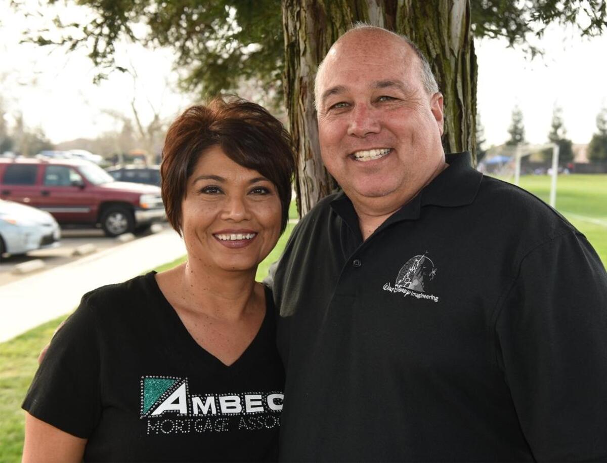 Dennis Wallace and his wife, Mercedes, are pictured Feb. 26, 2016, at Gemperle Fields in Turlock.